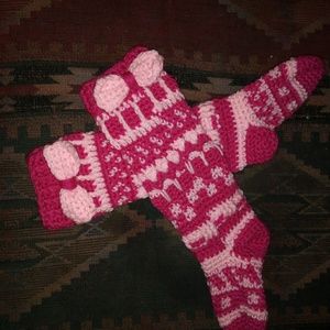 Handmade baby knee high socks